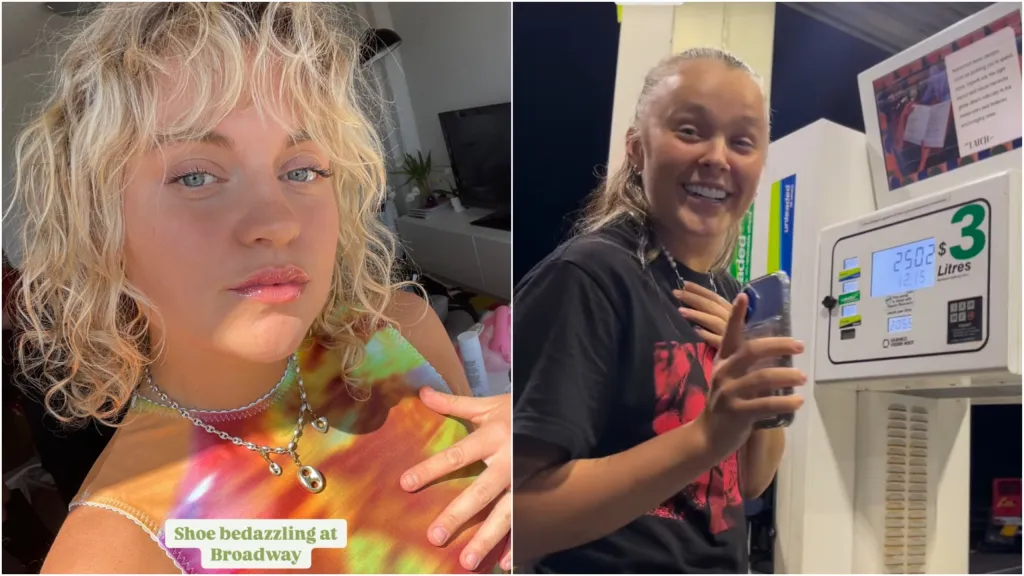 JoJo Siwa sort avec Kath Ebbs.