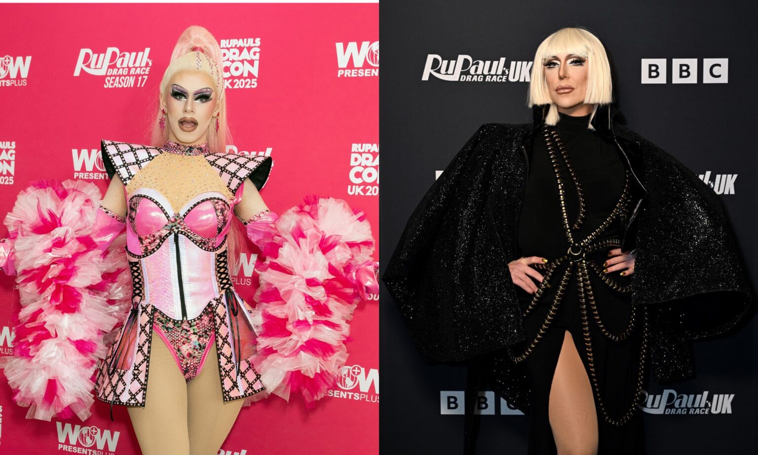 Cherry West (left) and Dita Garbo (right)