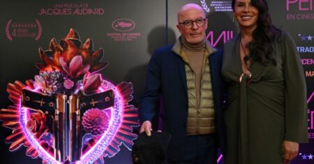 Karla Sofía Gascón et Jacques Audiard