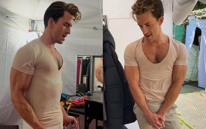 Les fans de Jonathan Bailey «perdent leur tête» sur ces photos d'entraînement méchantes