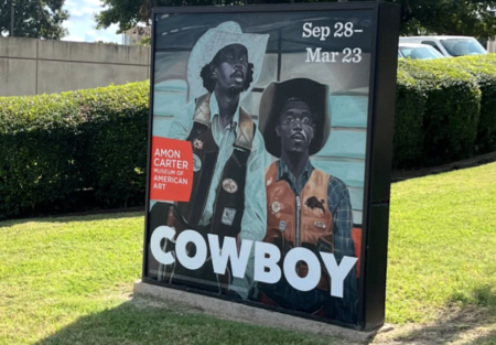 Musée ajoute un avertissement de «contenu mature» à exposer avec la peinture de deux cow-boys embrassant