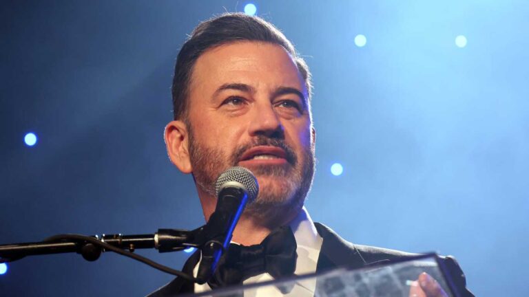 Jimmy Kimmel speaks onstage during the 67th GRAMMY Awards.