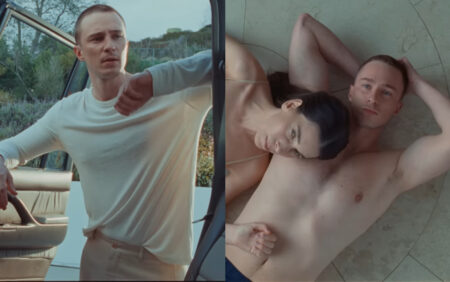 "Je vais sauvage:" Les fans réagissent à Queer Star Drew Starkey dans la vidéo des relations de Haim