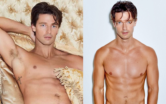 La star de White Lotus, Patrick Schwarzenegger, a presque mis le tout pour une nouvelle campagne