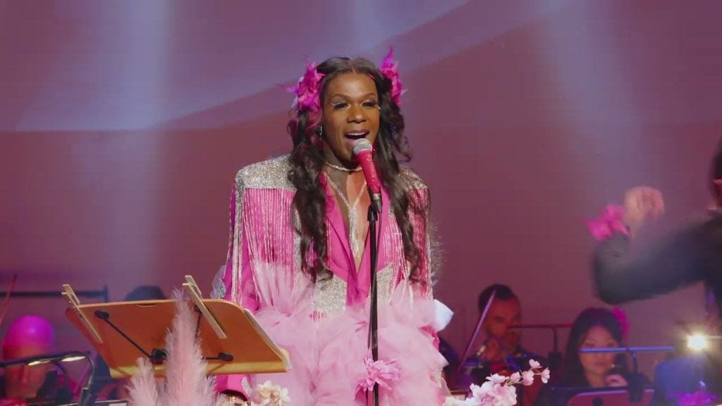 Big Freedia vit avec l'orchestre philharmonique de la Louisiane.