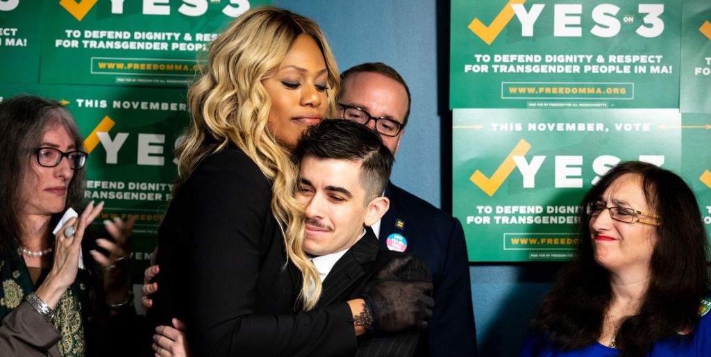 Chase Strangio et son collègue transprogne-trailblazer Laverne Cox