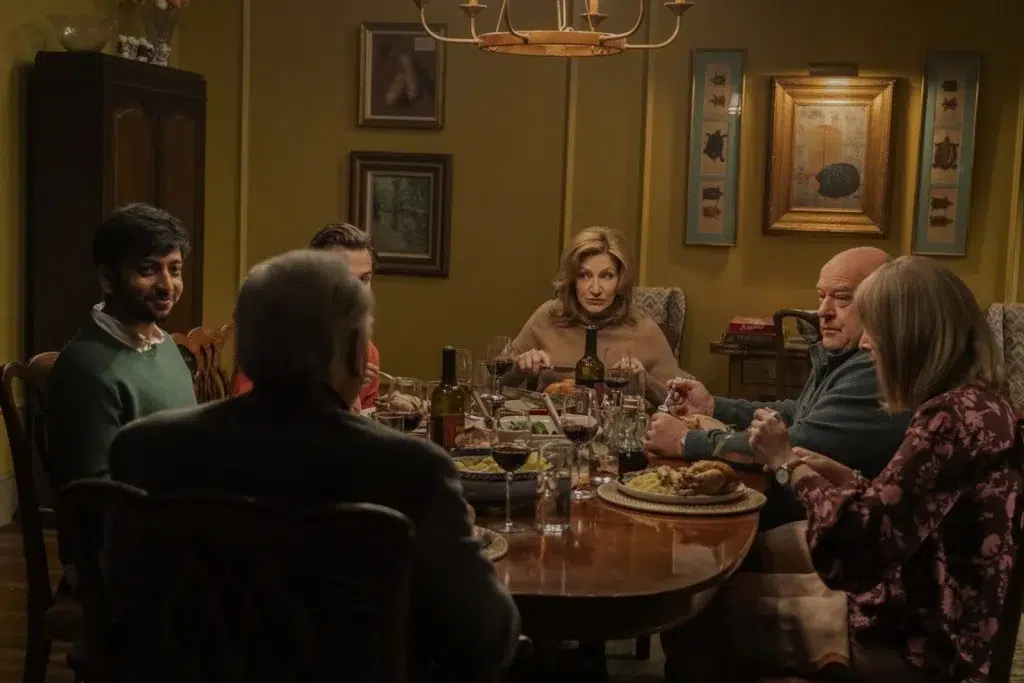 Brian Cox, Nik Dodani, Brandon Flynn, Edie Falco, Dean Norris, Lisa Kudrow pour «The Parenting». Photo: Max