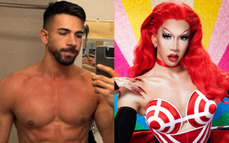 La star de la course de drag race Tessa laisse les fans bâillonner pour en savoir plus avec de nouveaux selfies torse nu