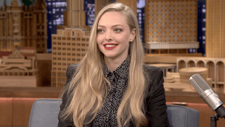 Actress Amanda Seyfried, known for roles in films such as