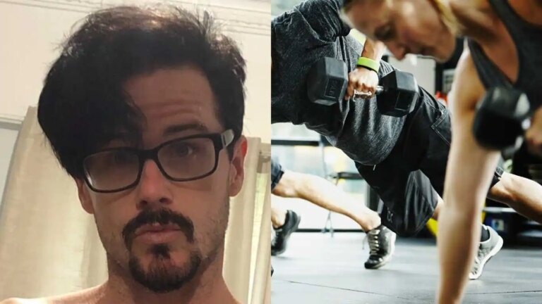 Damien McClean, the Brisbane man who claims he was told to stop making people “uncomfortable” by dancing between sets at World Gym