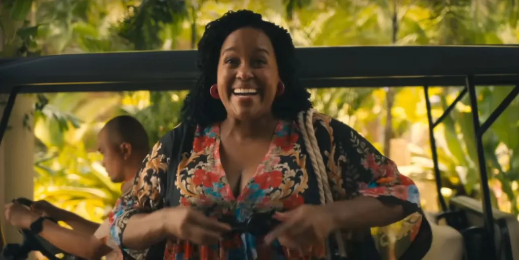 Belinda dans la bande-annonce de White Lotus Saison Three.