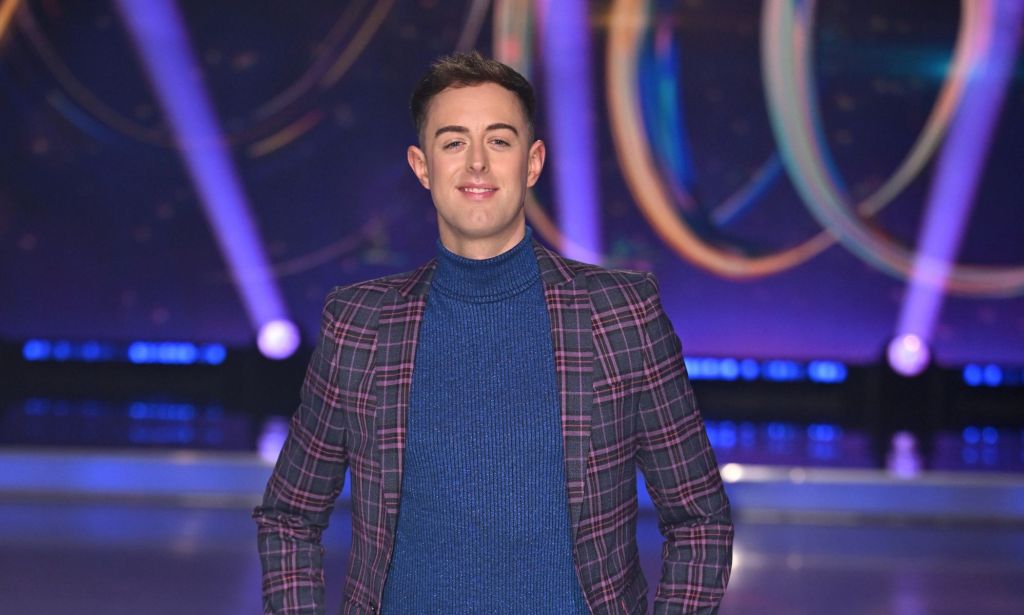 Colin Grafton dansant sur la glace