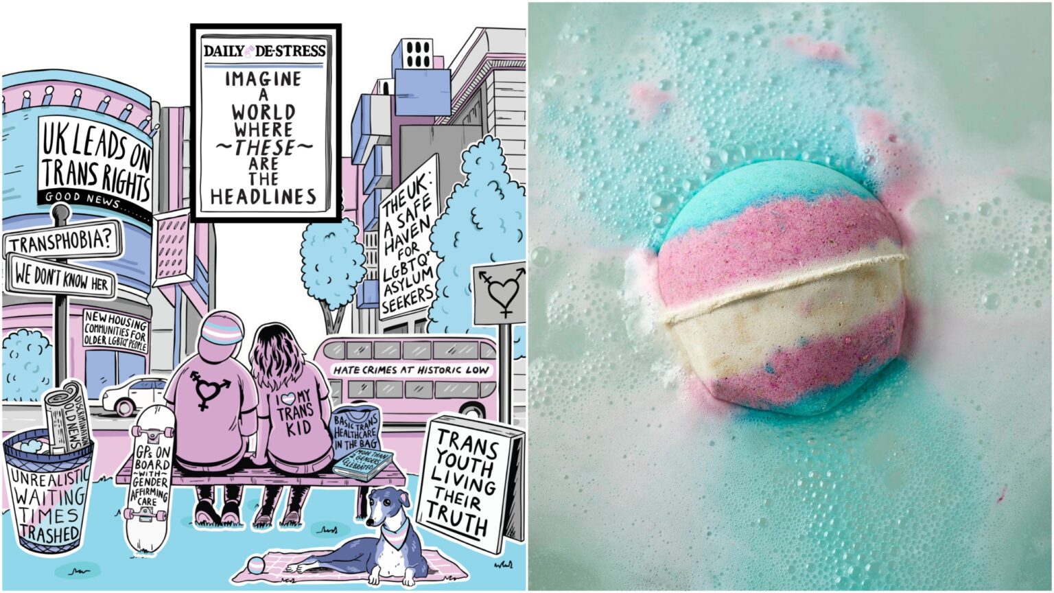 Lush dit fort les «droits trans» dans une nouvelle campagne audacieuse à la suite de la décision de la Cour suprême