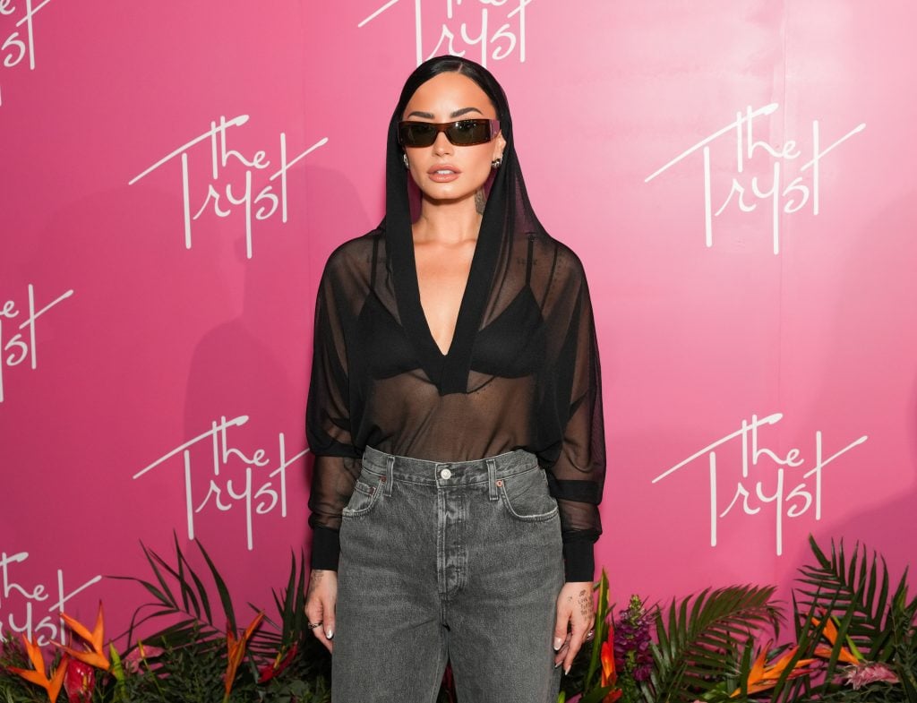 Demi Lovato assiste à la soirée d'ouverture au Tryst Puerto Vallarta le 25 avril 2025 à Puerto Vallarta, au Mexique.