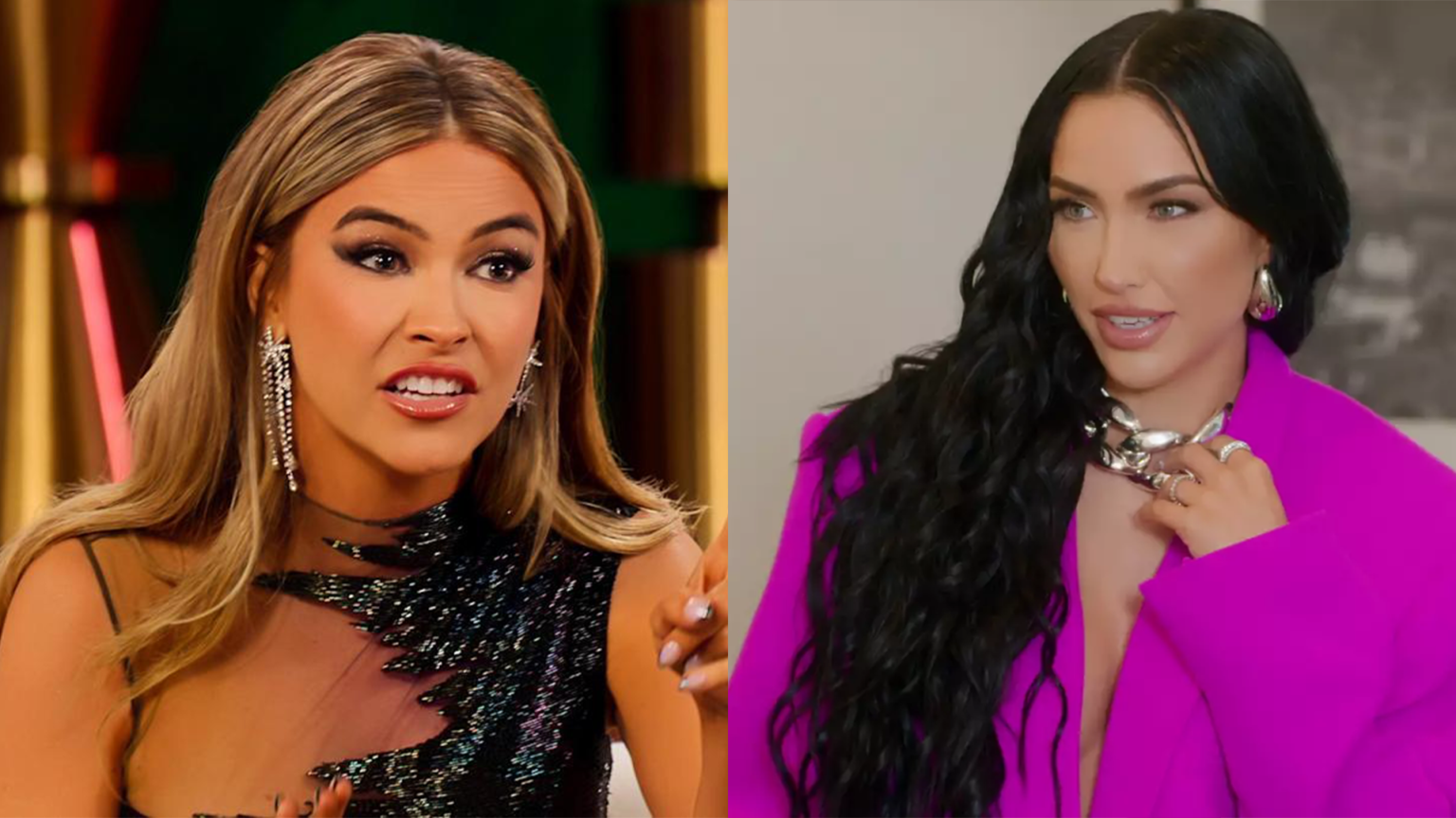 Chrishell Stause defends nonbinary partner G Flip against ‘Selling Sunset’ castmate Bre Tiesi’s alleged slur and MAGA brand controversy in a series of viral Instagram Stories.