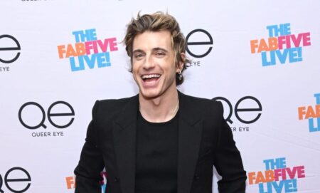 Jeremiah Brent poses backstage at "Queer Eye