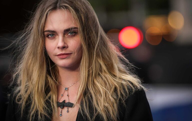 Cara Delevingne attends the "Ocean With David Attenborough" World Premiere at The Royal Festival Hall on May 06, 2025 in London, England.