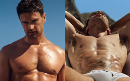 La star de Lotus White Theo James presque tout en résultant dans un tournage torride de Dolce & Gabbana
