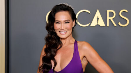 LOS ANGELES, CALIFORNIA - APRIL 29: Tia Carrere attends the 2025 Scientific and Technical Awards at Academy Museum of Motion Pictures on April 29, 2025 in Los Angeles, California. (Photo by Emma McIntyre/WireImage)