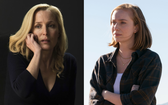 J'ai vu le réalisateur TV Glow lancer Gillian Anderson et Hannah Einbinder dans le nouveau "Sleepover Classic"