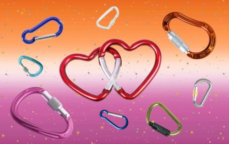 What is the meaning of a carabiner for LGBT people?