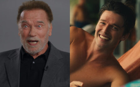 Arnold Schwarzenegger partage une réaction franche à la scène nue du Lotus White de Son Patrick