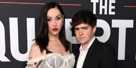 Adore Delano and her boyfriend, Sasha Allen at the Queeries in March 2025.