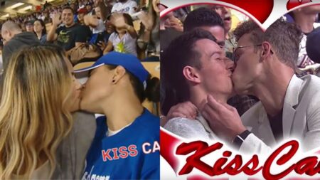 Ces moments LGBTQ + Kiss Cam étaient emblématiques, contrairement à ce scandale du PDG de Coldplay viral