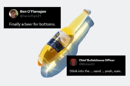 Cette entreprise a conçu une bouteille de bière avec un fond arrondi - et tout le monde fait la même blague