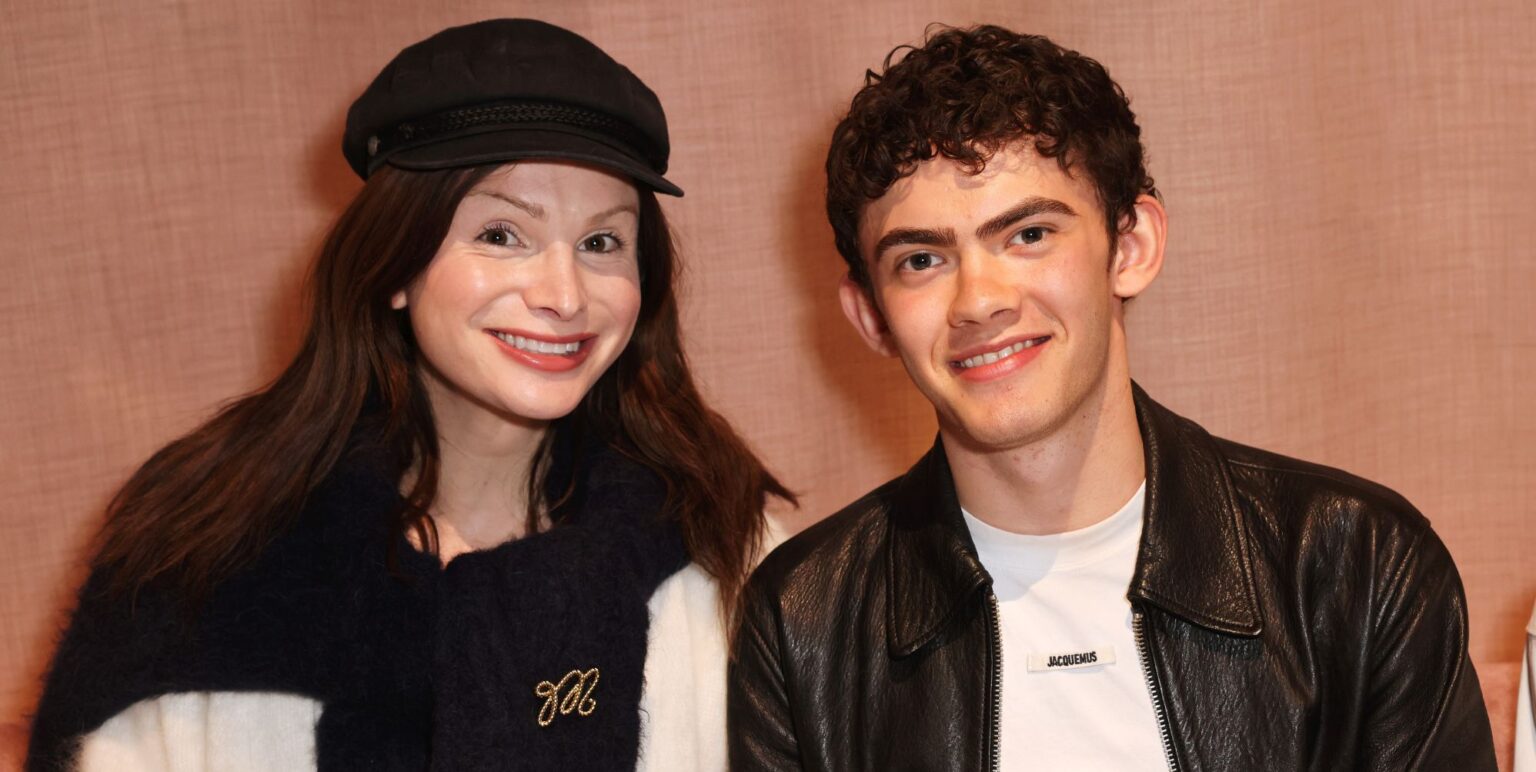 Dylan Mulvaney and Joe Locke attend the MR PORTER London Debut, a star-studded steakhouse opening at 22 Park Lane, on April 25, 2025 in London, England.