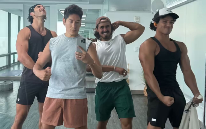 Taylor Zakhar Perez, Michael Cimino et Brandon Perea tuent un entraînement - et les fans sont sauvages