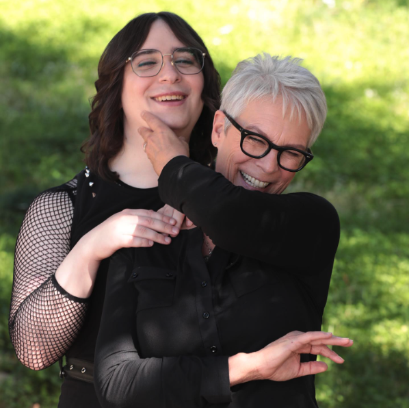 Jamie Lee Curtis avec sa fille, Ruby.