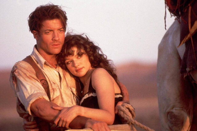 Brendan Fraser et Rachel Weisz, The Mummy, Universal Pictures