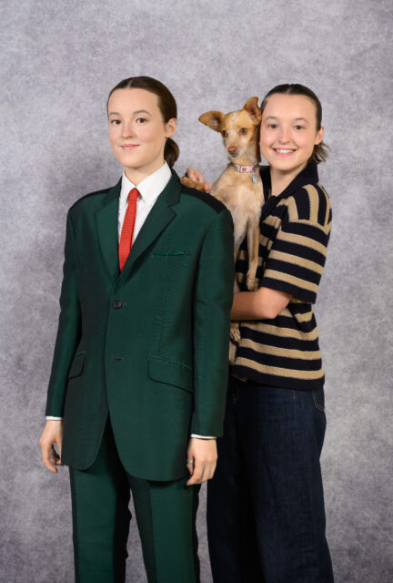 Bella Ramsey rencontre leur figure de cire à Madame Tussuads. Photo: Merlin Entertainment