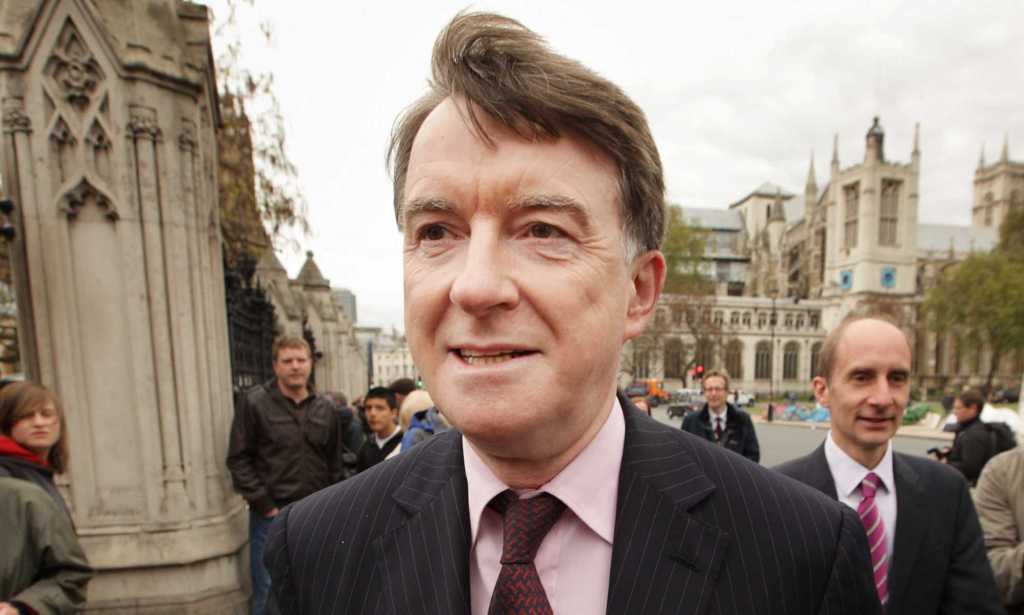 Seigneur du Labour Peter Mandelson.