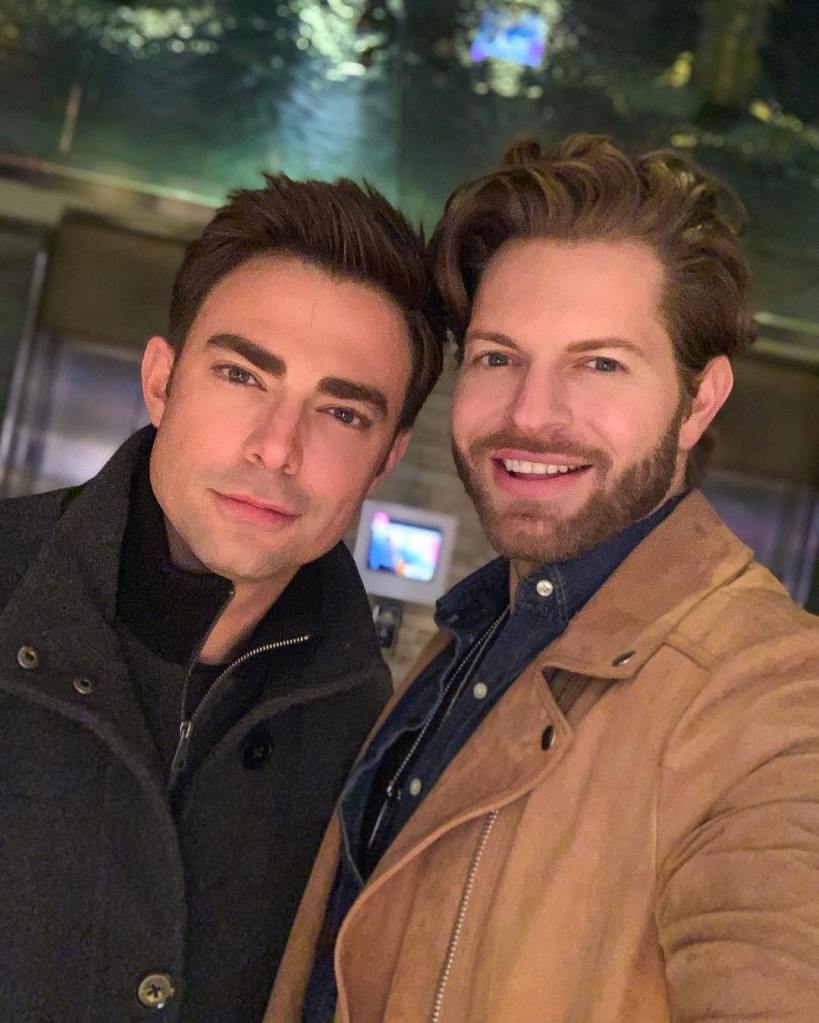 Une photo Instagram de Jaymes Vaughan et Jonathan Bennett