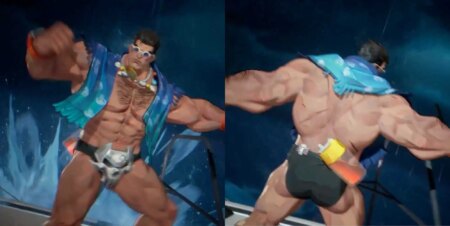 Marvel Rivals vient de donner à son (grand, buff) Punisher certains speedos maigres comme une peau de maillot de bain