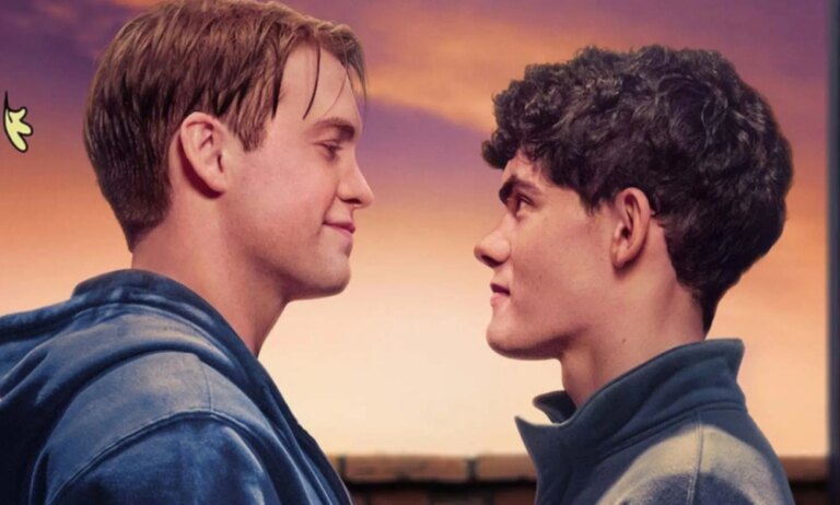 A promotional image of Heartstopper.