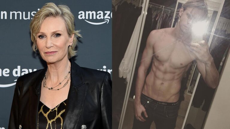 Jane Lynch met au défi l'Amérique de trouver que Chord Overtreet Playgirl Issue Full-Frrontal Playgirl qui a été tiré des étagères
