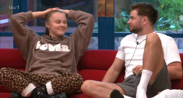 JoJo Siwa et Chris Hughes sur «Celebrity Big Brother UK». Photo: ITV