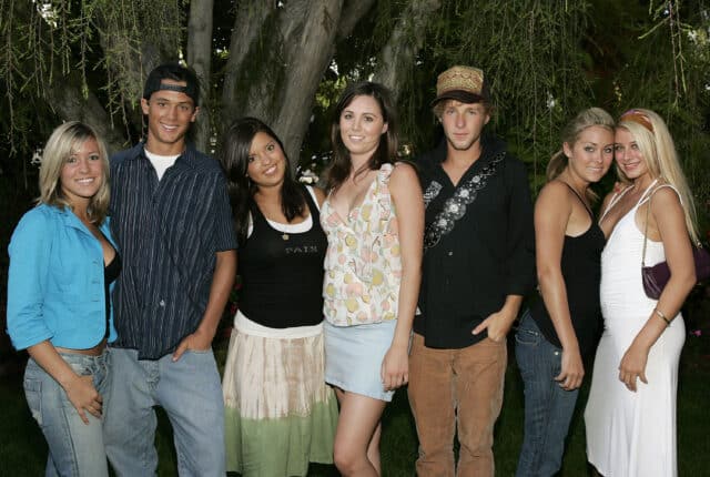 Kristin Cavallari, Stephen Colletti, Lauren Conrad et d'autres membres de MTV "Laguna Beach: le vrai comté d'Orange" 