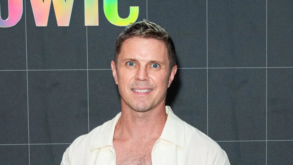 LONDON, ENGLAND - SEPTEMBER 10: Jake Shears attends the opening night for the new David Bowie Centre at V&A East Storehouse on September 10, 2025 in London, England. (Photo by Joseph Okpako/Getty Images)