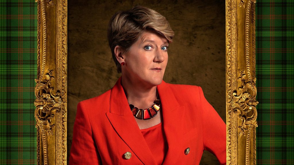 Clare Balding sur Les traîtres des célébrités.