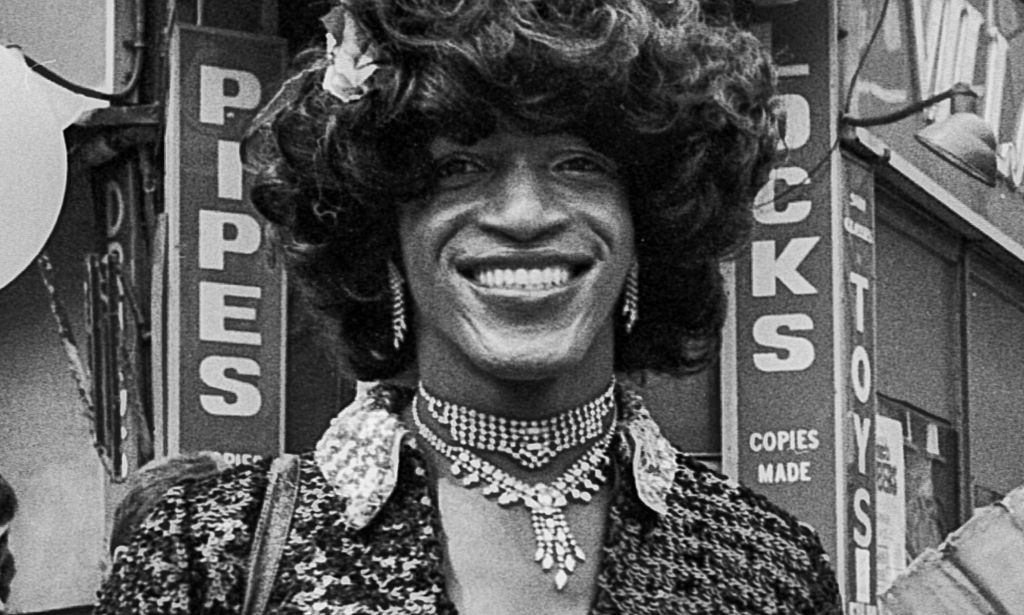 Marsha P Johnson, en photo.