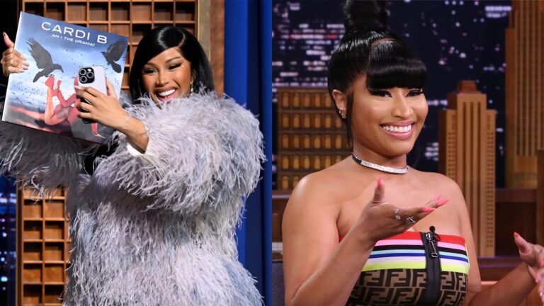 Cardi B et Nicki Minaj revivre la querelle la plus féroce de Rap avec des claquettes en ligne brutales