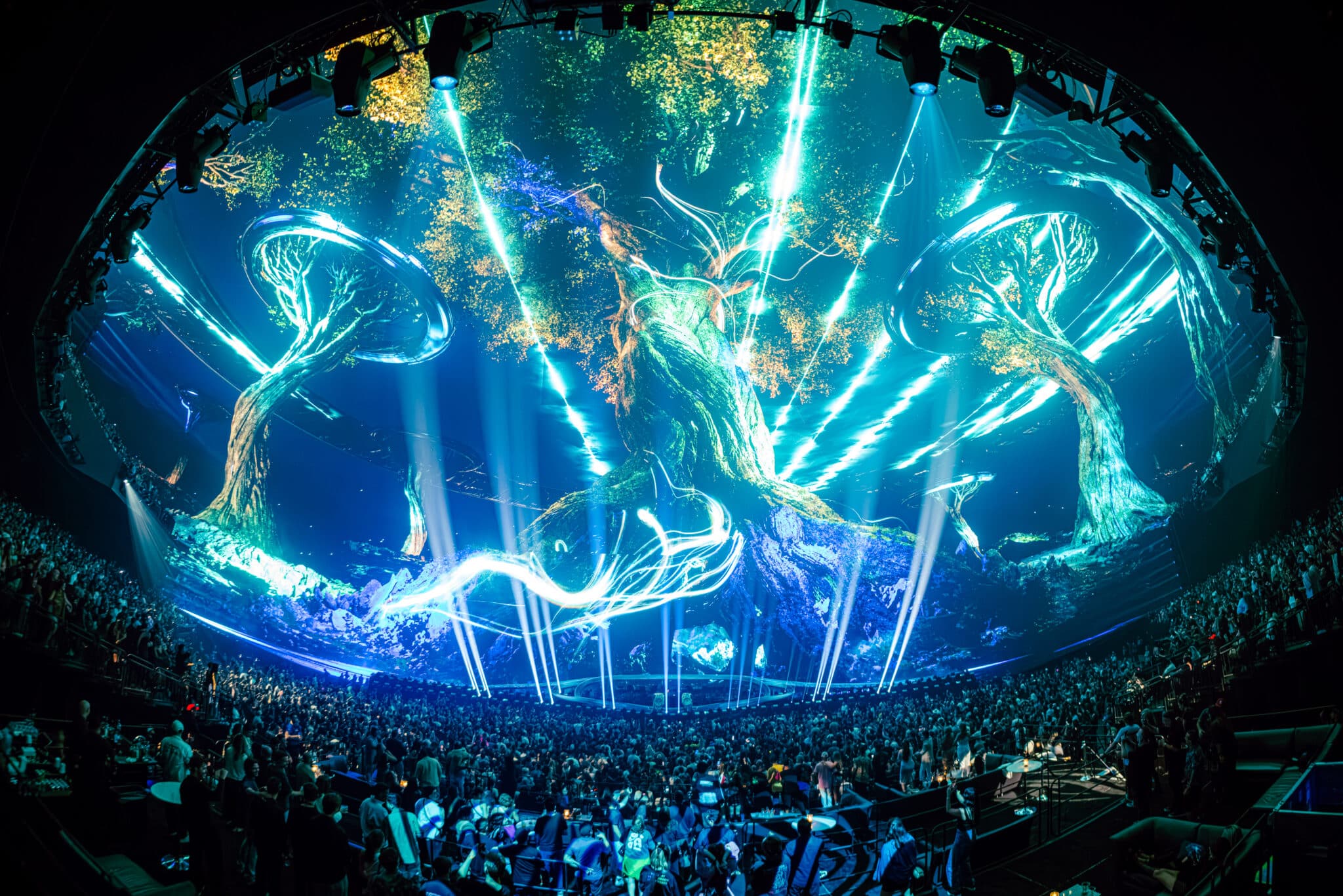 Spectacle Unity de Tomorrowland et Insomniac. Photo : Jake West pour Unity