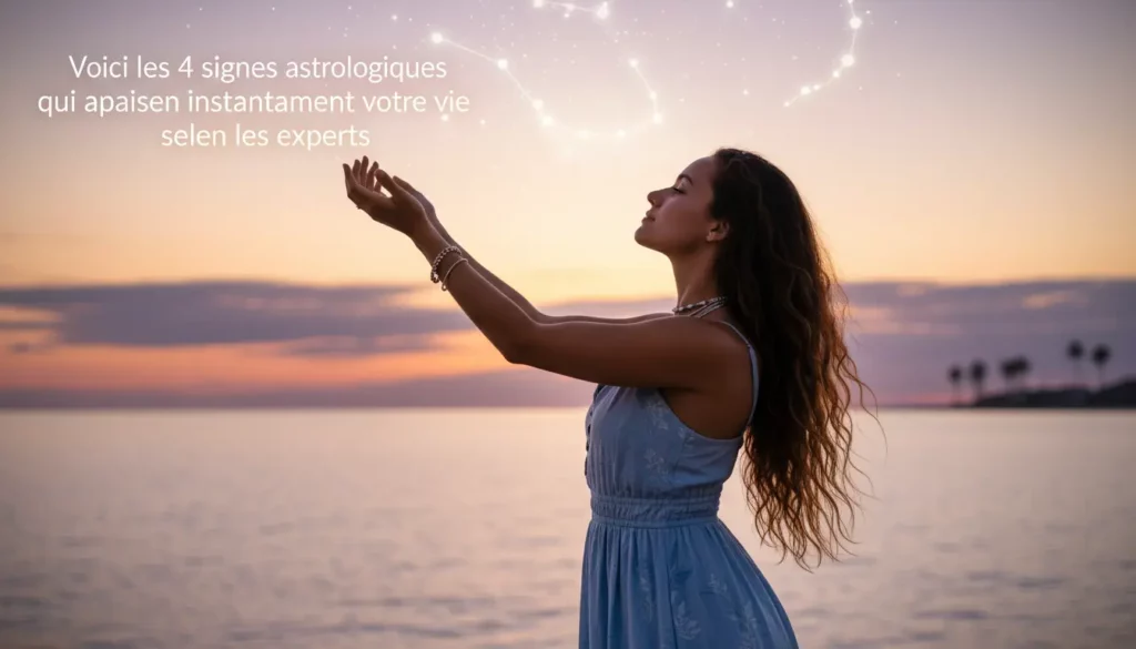 Voici les 4 signes astrologiques qui apaisent instantanément votre vie selon les experts