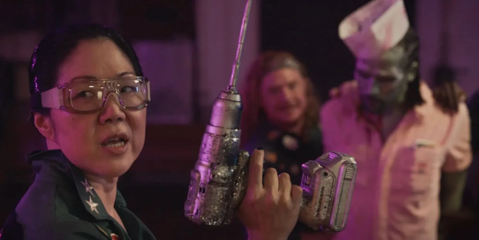 Margaret Cho : « C'est vraiment effrayant de vivre une vie queer. L'horreur nous aide à répéter la peur sans réel danger » Margaret Cho in Queens of the Dead.