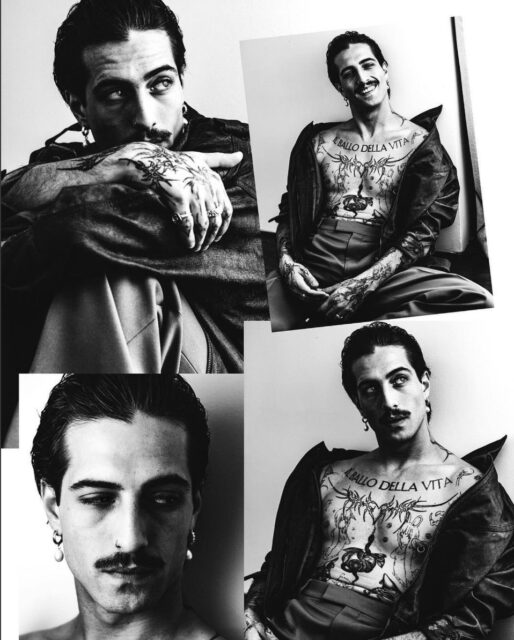 Damiano David étourdit lors d'une séance photo torride de Damon Baker, montrant ses tatouages, ses courbes et son énergie de rock star tandis que sa carrière solo s'élève.