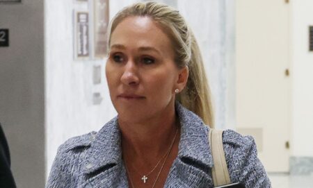 Marjorie Taylor Greene, pictured.